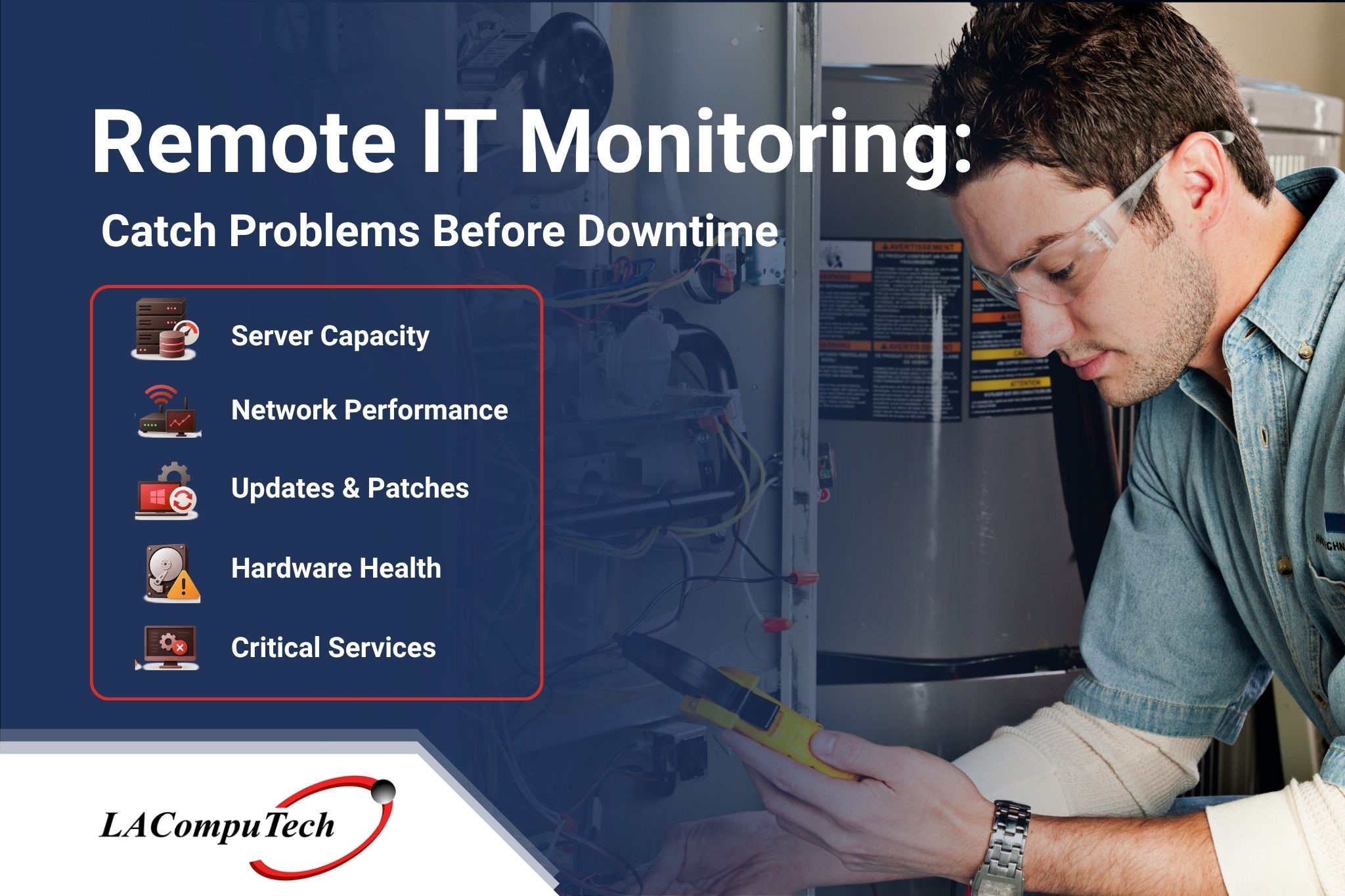 Remote IT monitoring helping businesses detect system issues early and prevent costly downtime